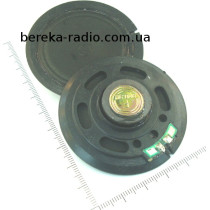 Динамік круглий пластиковий 57x12mm, 0.5W, 8 Ohm, картоновий дифузор, DG