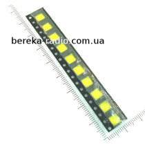 Світлодіод SMD 5050 ультрафіолетовий, 1W, 3.6-4.0V, тип В, 365-395nm