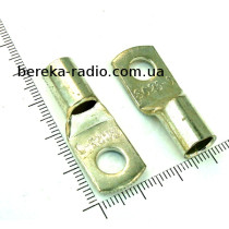 Клема очкова не ізольована М6.5 (SC25-6) (мідно-луджена, до кабелю 25mm2)