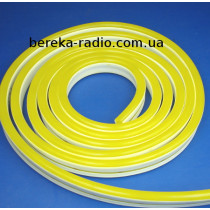 Світлодіодний неон жовтий лимон 6x12, 2835/120, 12V, IP68, SERIES SM/PRO