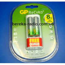 Зарядний пристрій GP U211 (під USB) + 2 ак. AA ReCyko 2000 mAh