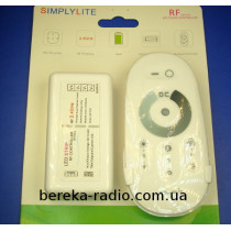 Димер для LED стрічки RF(радіо), 12V/24V, 18A, 2.4G, сенсорний, IP20, 85x64x24mm
