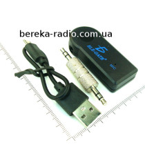 Адаптер автомобільний Bluetooth AUX, 3.5mm, V3.0 + EDR з мікрофоном