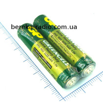 Батарея AAA/R6 1.5V GP Greencell, 24G-S2, сольова