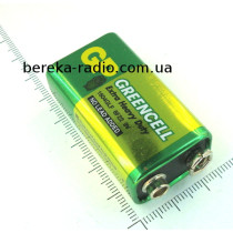 Батарея Крона 9V 6F22 GP Greencell