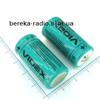 Акумулятор 3.7V, 800mAh, 16340, Li-ion, Videx
