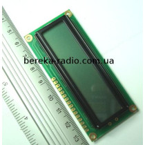 LCD RC1602B-GKY-CSX (аналог AC162B)