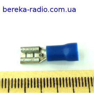 ST-003/B (клема гніздо 4.8 x 0.8mm, 1.5-2.5mm2, синя)