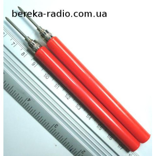 Щуп для тестера розбірний d=2mm червоний VK30683R