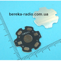 Радіатор для світлодіода 1-3W, 0.8x20mm, чорний