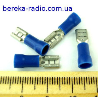 ST-004/B (клема гніздо 4.8 x 0.8mm, 1.5-2.5mm2, синя)