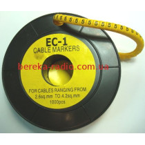 Маркер кабельний ЕС-1 №2 (2,5 мм.кв)