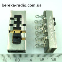 Перемикач до фену PBS-110-J, 10 pin (8A250VAC, 16A125VAC)