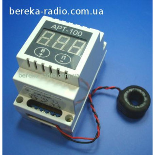 Амперметр-реле струму АРТ-100, 2.5kW (під DIN рейку, Z102)