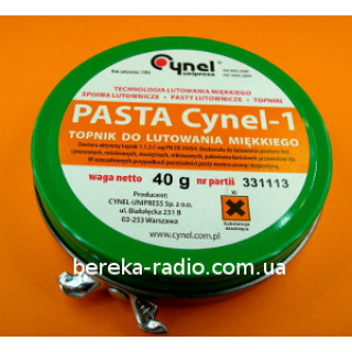 Паста паяльна Cynel-1 40g (металева банка)