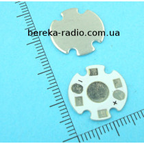 Радіатор для світлодіода 1-3W, 16mm, білий