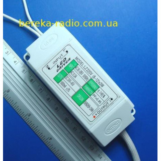 Драйвер LED 8-12x2W/600mA, Uвих=8-12VDC, Uвх=220VAC, CLA13 (в корпусі)