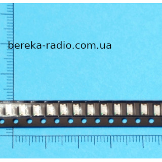 Світлодіод SMD 1206 зелений, 3.0-3.4V/20mA, 515-520nM