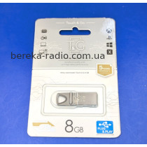 USB Flash 8GB T/G 117, USB 2.0, Metal Black