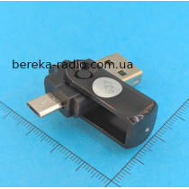 Картрідер TU004 (microCD, USB, microUSB), USB 2.0, пакет