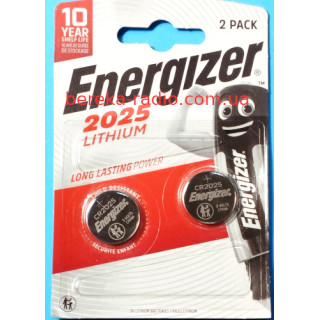 Батарея CR2025 3V Energizer Lithium (2)