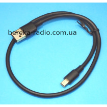 Шнур шт. USB A - шт.mini USB 5 pin, 0.5m, Ugreen, чорний, коробка