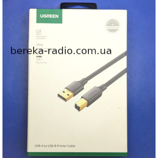 Шнур до принтеру шт. USB A - шт. USB BM 2.0, 1mm, Ugreen US135