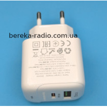 Зарядний пристрій 220V Borofone BAS44A Potential (QC3, 3A, 18W+PD20W, 1xUSB+1xPD Type), білий, бліст