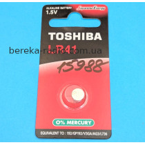 Батарея AG3/LR41/CX41/392A 1.5V Toshiba