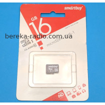 Карта пам`яті micro SD 16GB Smartbuy HC UHS-1, class 10, без перехідника, блістер