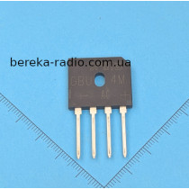 GBU4M (4A, 1000V), вертикальний, JF