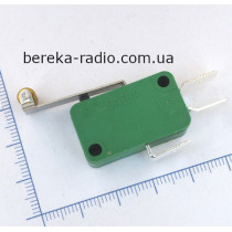 Мікровимикач KW1-103-Z7A, OFF-ON, 16A/250V, з важелем, Daier