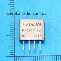B1212S-1W /SIP-4 (Uinp=10.8-13.2V, Uout=12V, 1W)