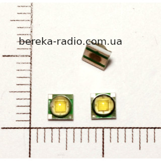 Світлодіод SMD 3535 білий холодний, 1-3W/2.8-3.6V/350-700mA, 6500K,110-120 lm, XP-E