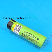 Акумулятор 3.7V, 3400mAh, Li-ion, NCR18650-34B-JT, LiitoKala, оригінал