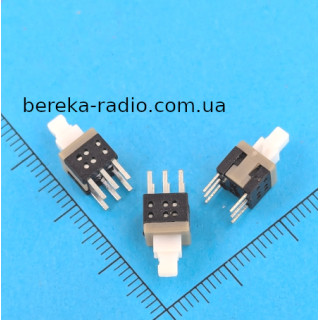 Мікрокнопка 6pin 5.8x5.8 з фіксацією ZY-A-004, China
