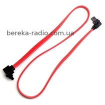 Кабель для відеокарт (шт. SATA 7pin кутовий - шт. DATA 7pin кутовий), 0.5m