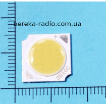 Св. COB 10W/30-32V/250mA, білий 6500K, 13x13mm, shiny surface d=11mm