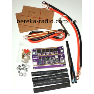 Spot Welder DIY Kit99 12V для точкового контактного зварювання (0.05-0.3mm) + електроди + корпус