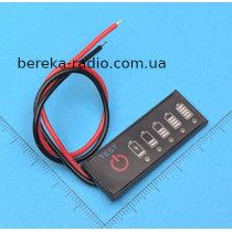 Індикатор рівня заряду 6S Li-Ion акумулятора з кнопкою