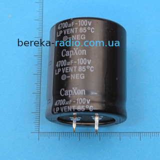 4700 mF 100V LP /35x42/ CapXon, snap-in