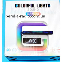 Light Sound Machine XM-G3mini, RGB нічник, годинник, бездротова зарядка, Bluetooth колонка