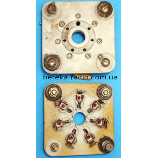 Панелька лампова ПЛК7-1 під 6С33С, кераміка, демонтаж