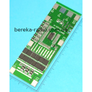 Контролер BMS 6S 40A для 6-и Li-ion акумуляторів 18650 з балансуванням, 88x34mm