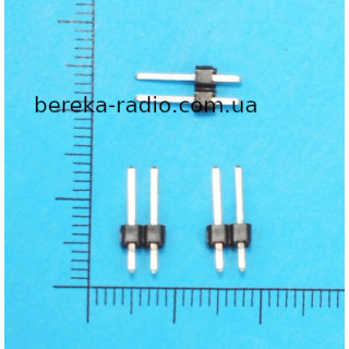 PLS-2 штирки однорядні, h=10mm, крок 2.54mm