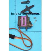 Сервопривід MG90S, 90-180*, пластиковий редуктор