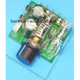 Регулятор обертів двигуна постійного струму Uin=12-40V, Imax=10A, 60x55x30mm, 0.3kW, PWMDC10