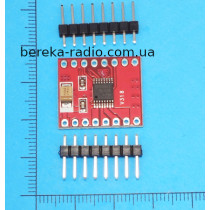 Драйвер двигуна на DRV8833, Ucc=3-10V, Iout~1.5A, 18x16mm
