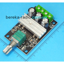 Регулятор обертів двигуна постійного струму Uin=6-28V, Imax=3A, 51x32x15mm, PWM 0.08kW