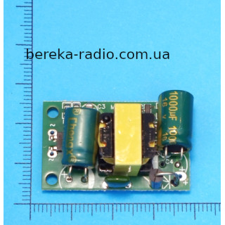 12V/0.5A  6W, без корпусу з отворами для кріплення, 31x21x17mm, M402.2-12V